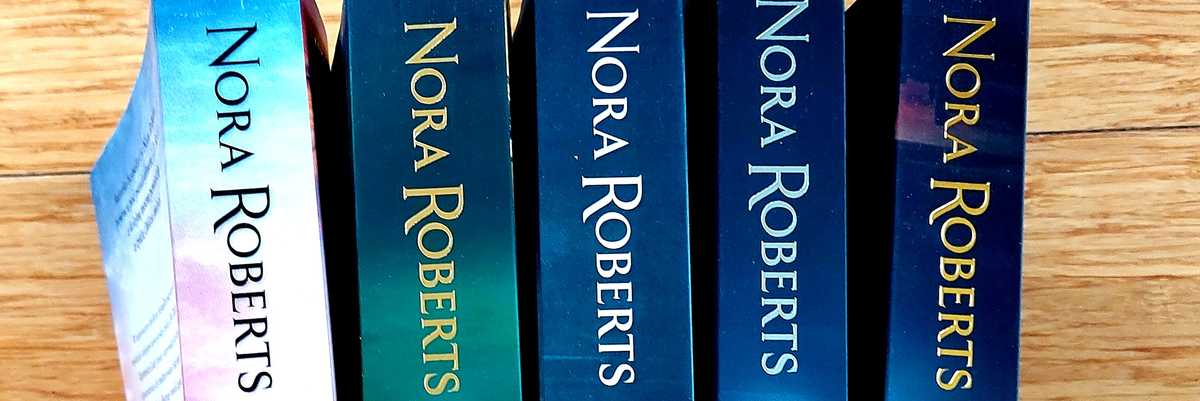 Okładki powieści Nory Roberts