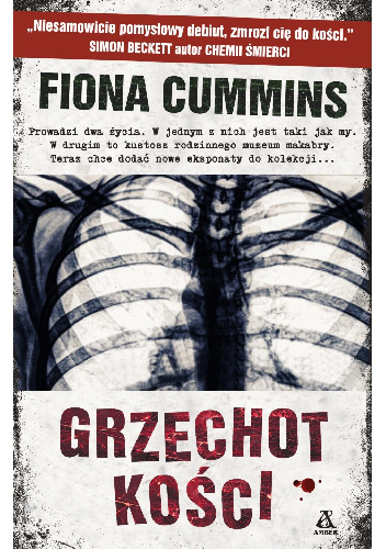 Okładka książki Grzechot kości Fiony Cummins-intro.