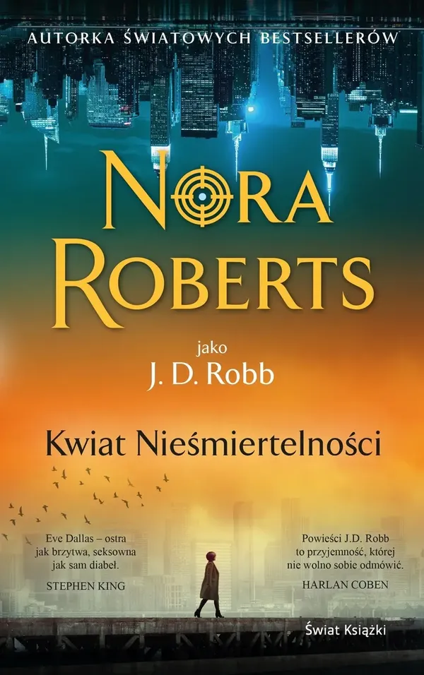 Okładka Kwiatu nieśmiertyelności Nory Roberts/J.D. Robb